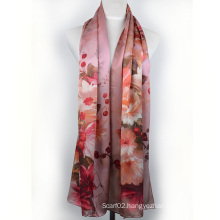 Digital Printed Silk Shawl (13-BR110303-5)